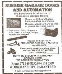 Sunrise Garage Doors & Automation logo