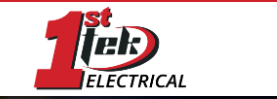 1st Tek Electrical logo